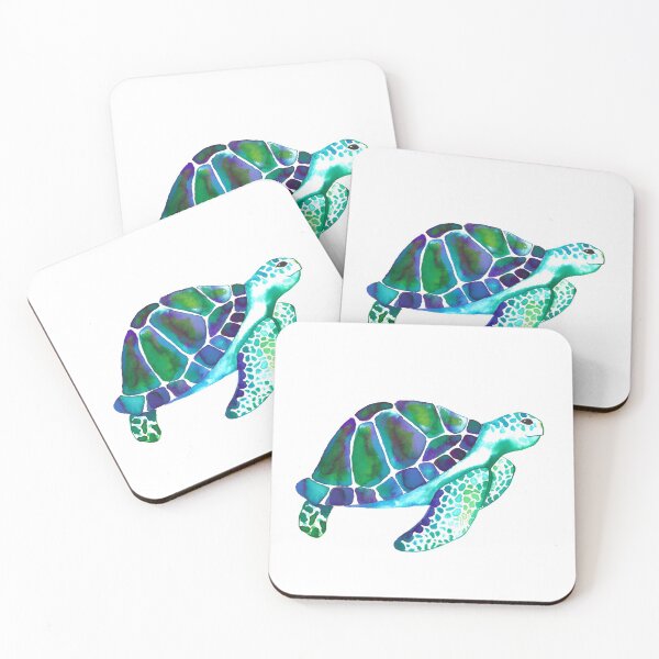Item preview, Turtle Watercolour Artwork Sea Themed Sea Turtle designed and sold by Artbyjljones.