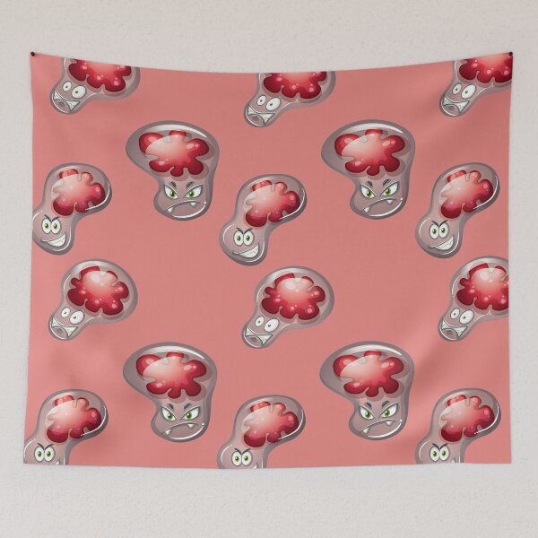 Item preview, Red Virus Icon Design Pattern  designed and sold by quarantineshop.