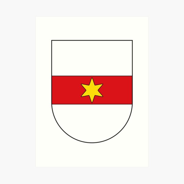 044_1 - BOLZANO - COAT OF ARMS Art Print