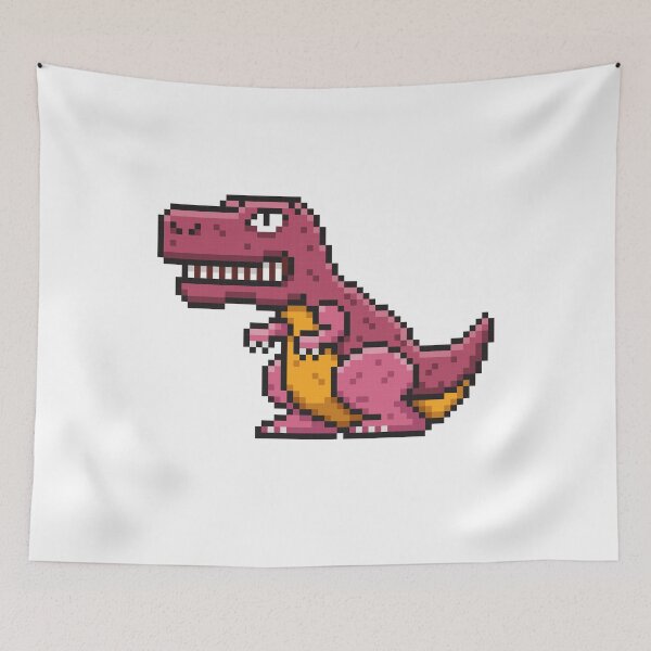 Item preview, T-Rex T-shirt, Pixel Gaming Dinosaur, Trex Dinosaur T-Shirt designed and sold by belmahdy.