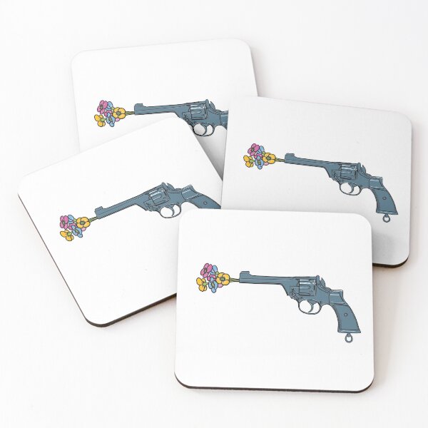 Item preview, Revolver with a barrel blocked by flowers designed and sold by StefanAlfonso.