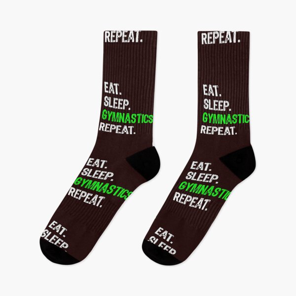 Item preview, Funny Boys & Girls Gymnastics Gift Eat Sleep Gymnastics Repeat! designed and sold by LGamble12345.