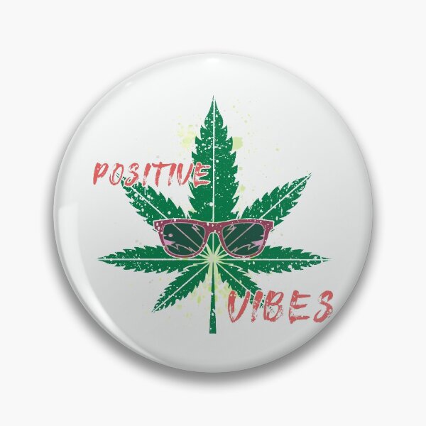 Item preview, Positive vibes, weed leaf designed and sold by psychoshadow.