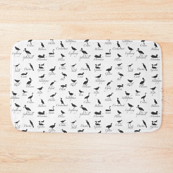 Item preview, Shorebird Silhouette - black on white designed and sold by 40degreesSouth.
