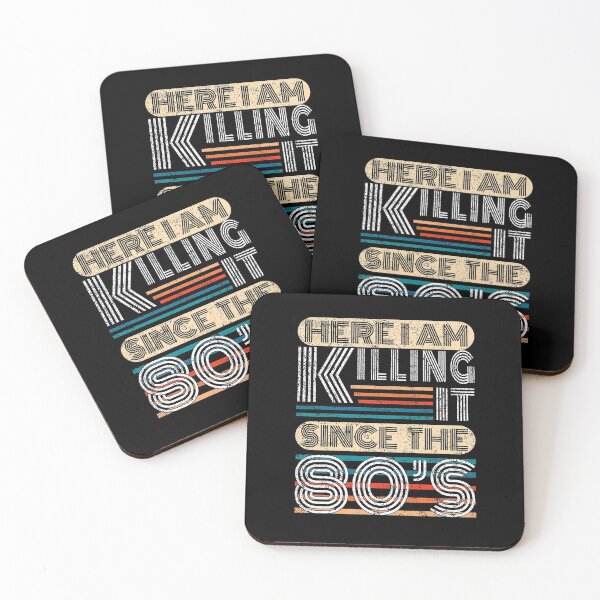 Item preview, 40th Birthday Here I Am Killing It Since The 80s Retro Style Gift designed and sold by T-minus.