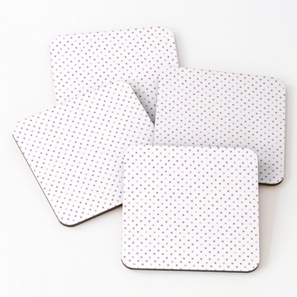 Item preview, Pink and Purple Polka Dots on White Background - Classic Print for a Reason. designed and sold by cgroenewald.