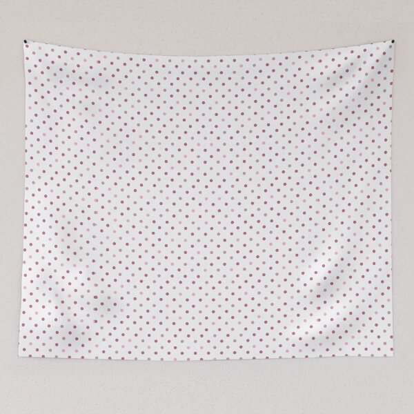 Item preview, Pink and Purple Polka Dots on White Background - Classic Print for a Reason. designed and sold by cgroenewald.