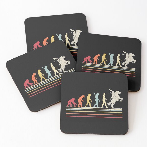 Item preview, Cowboy/Cowgirl Graphic. Retro Evolution Of Man Wild West Tee designed and sold by PackAPunch.