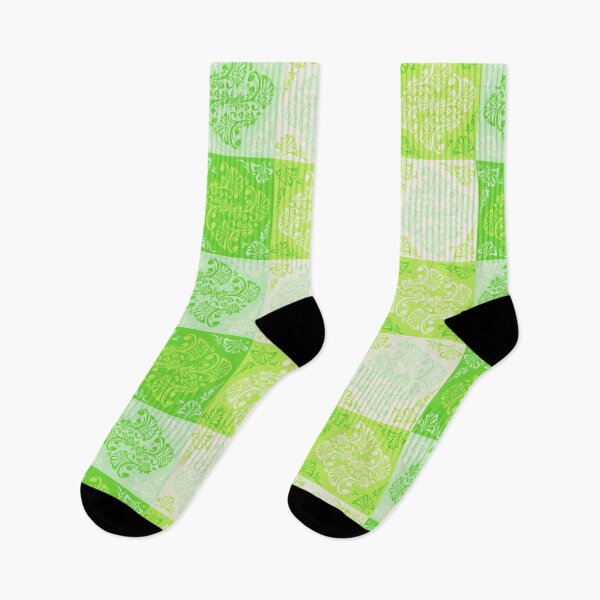 Item preview, Floral Motif 4 - fresh greens designed and sold by 40degreesSouth.