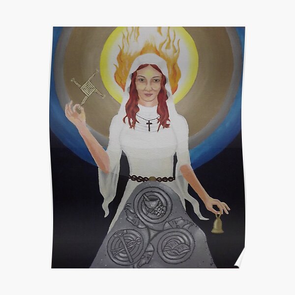 Brigid - Saint and Goddess Poster