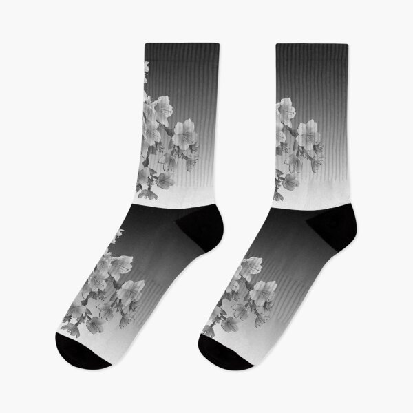 Item preview, black and white flowers designed and sold by TatianaAn.