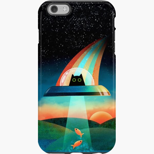 The Purrfect Alien iPhone Tough Case
