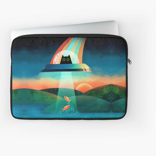 The Purrfect Alien  Laptop Sleeve