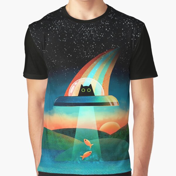 The Purrfect Alien  Graphic T-Shirt
