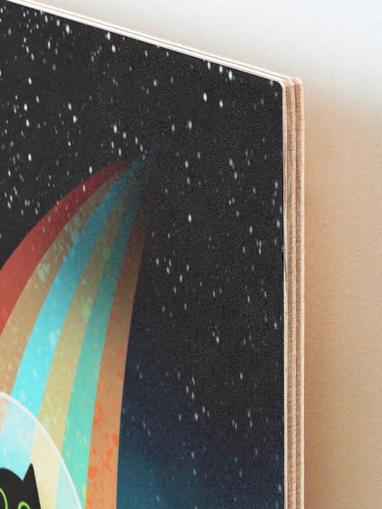 Alternate view of The Purrfect Alien Mounted Print