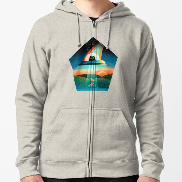 The Purrfect Alien Zipped Hoodie