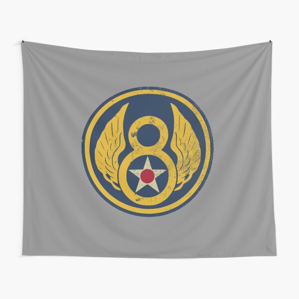 WW2 Eighth Air Force (distressed) Tapestry