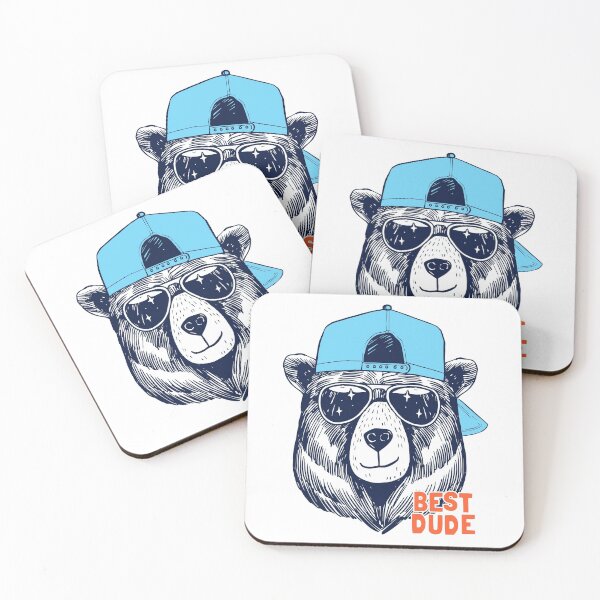 Item preview, Funny Cool Bear T-shirt, Best Dude T-shirt, Friendship T-Shirt designed and sold by belmahdy.