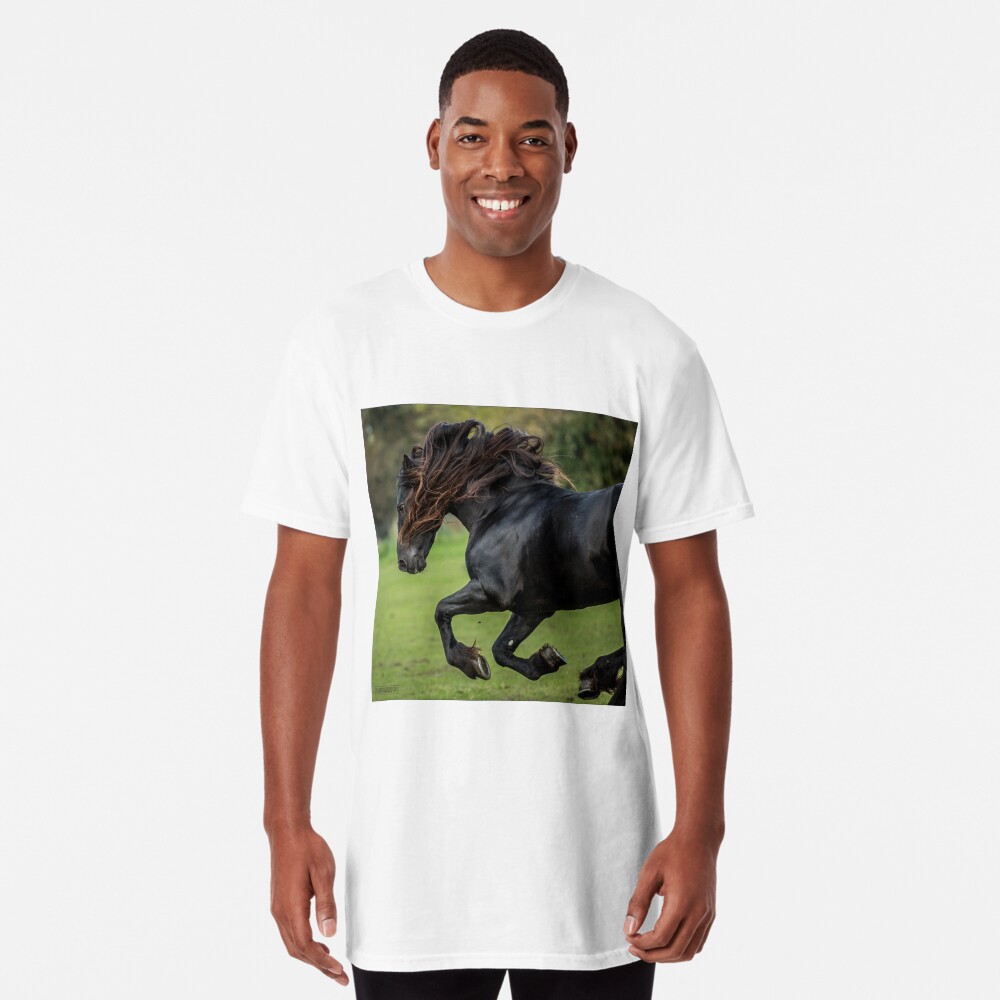 Item preview, Long T-Shirt designed and sold by Blackhorsesltd.