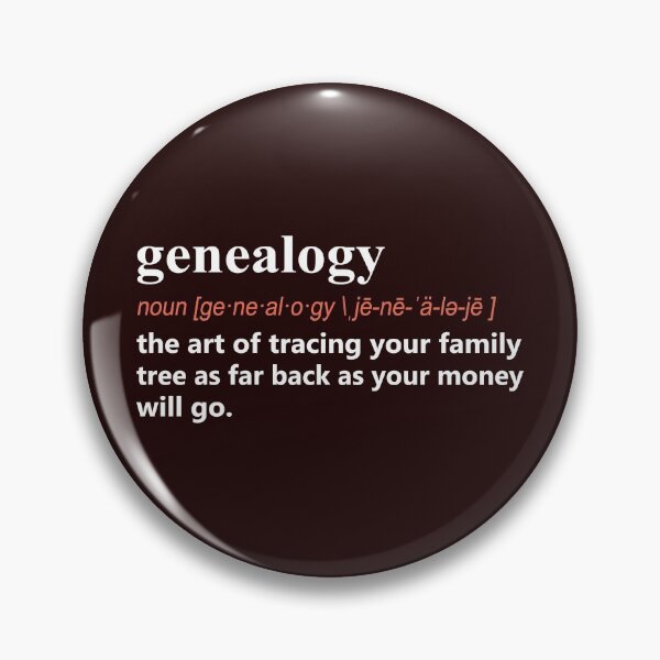 Item preview, genealogy Funny Gift Definition on dark designed and sold by LGamble12345.