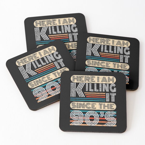 Item preview, 30th Birthday Here I Am Killing It Since The 90s Retro Style Gift designed and sold by T-minus.