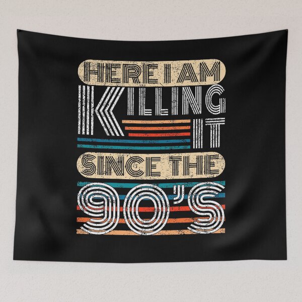 Item preview, 30th Birthday Here I Am Killing It Since The 90s Retro Style Gift designed and sold by T-minus.