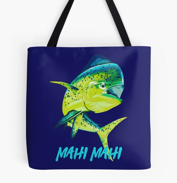 Spearfishing mahi mahi / dorado / dolphin fish Tote Bag for Sale