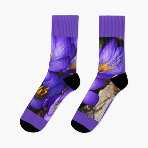 Item preview, Purple Crocuses designed and sold by tinatippettshop.