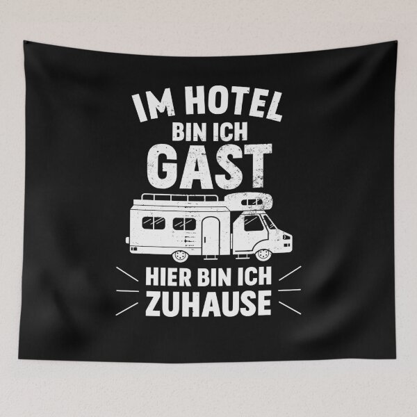 Item preview, Here I am at home - Vintage Motorhome Gift designed and sold by m-huppmann.