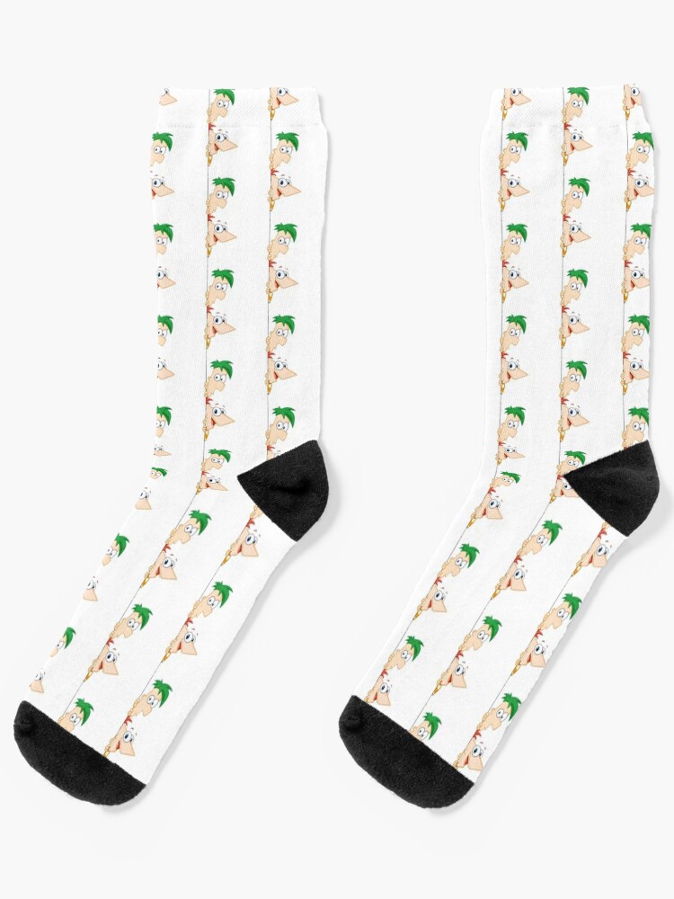 Phineas and ferb Socks for Sale by sugarart25