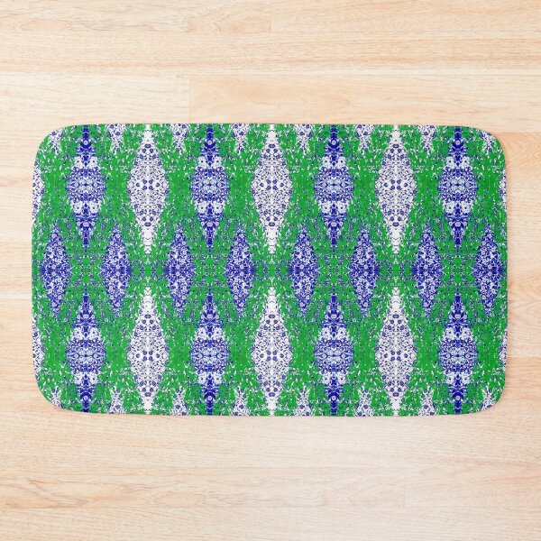 Item preview, Ottoman Leaves in Lapis-blue sensations designed and sold by joancaronil.