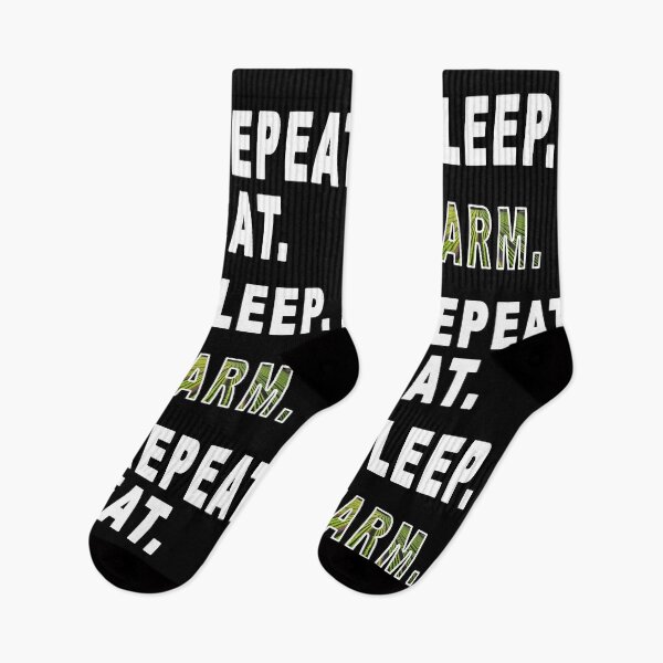 Item preview, Eat. Sleep. Farm. Repeat. designed and sold by iamhewho.