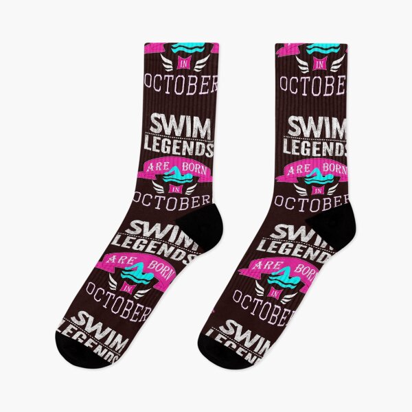Item preview, Swimming legends are born in October designed and sold by LGamble12345.