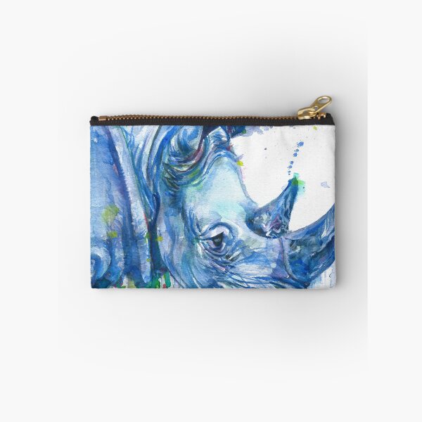 Item preview, RHINOCEROS watercolor portrait.1 designed and sold by lautir.