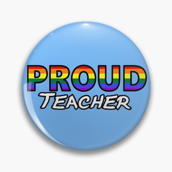 Item preview, PROUD Teacher (new version)  designed and sold by SimplyPride.