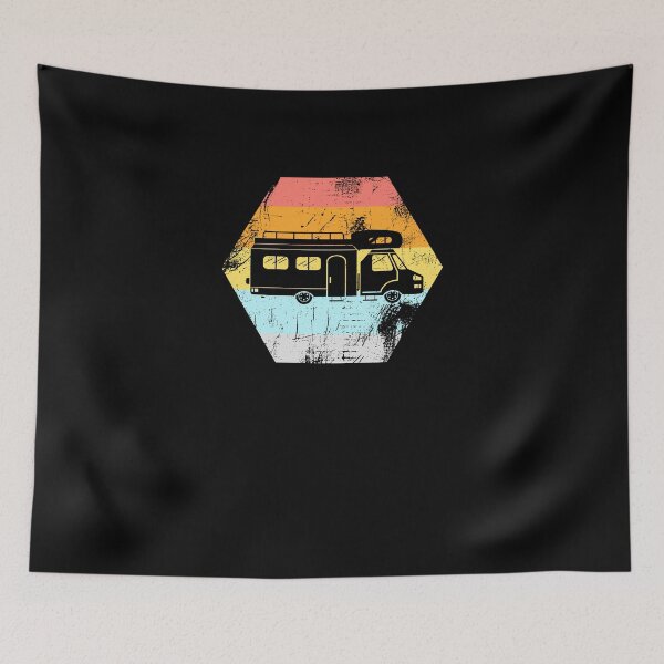 Item preview, Motorhome silhouette gift vintage designed and sold by m-huppmann.
