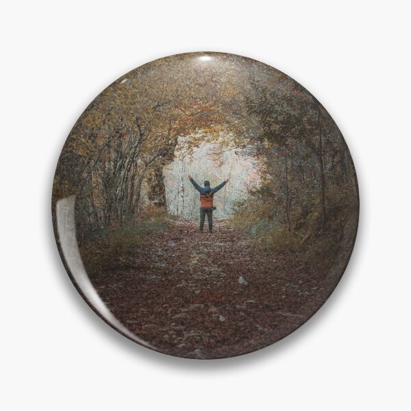 Item preview, Young man with arms raised at forest designed and sold by MarioGuti.