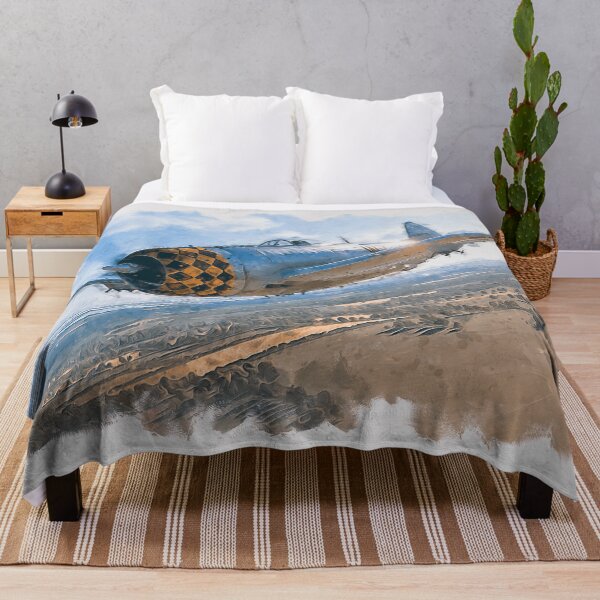 P-47 Thunderbolt Throw Blanket