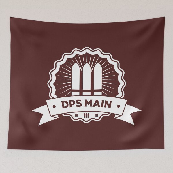 Item preview, "DPS Main" Gaming Emblem designed and sold by ThirdCultureKidDesigns.