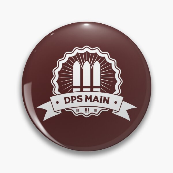 Item preview, "DPS Main" Gaming Emblem designed and sold by ThirdCultureKidDesigns.