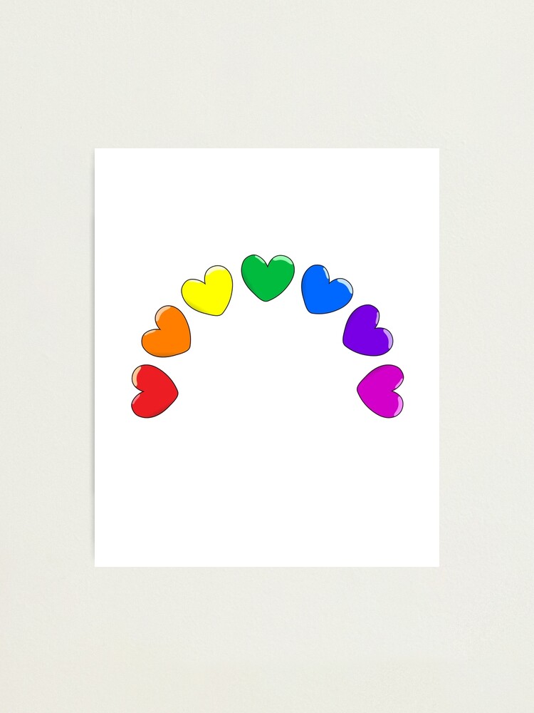 rainbow heart overlay