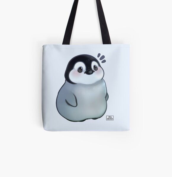 chuBBY emperor penguin baby All Over Print Tote Bag