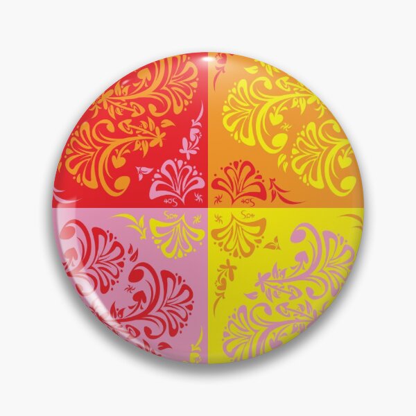 Item preview, Floral motif 3 - sweet colours designed and sold by 40degreesSouth.