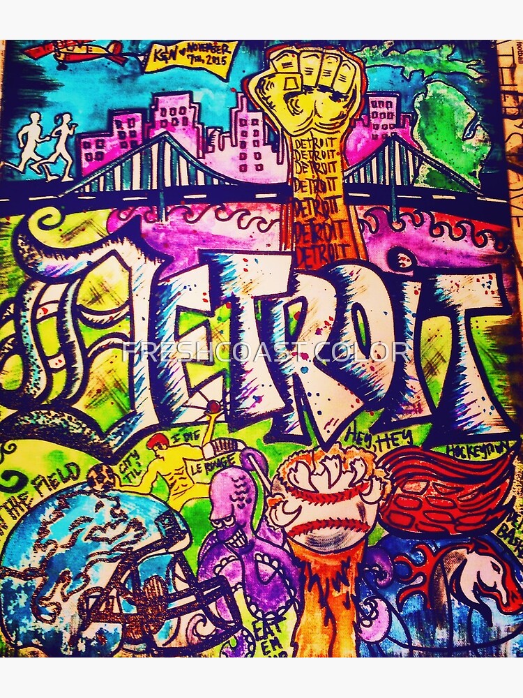 &ldquo;Detroit Pride&rdquo; Metal Print for Sale by shaymannino | Redbubble