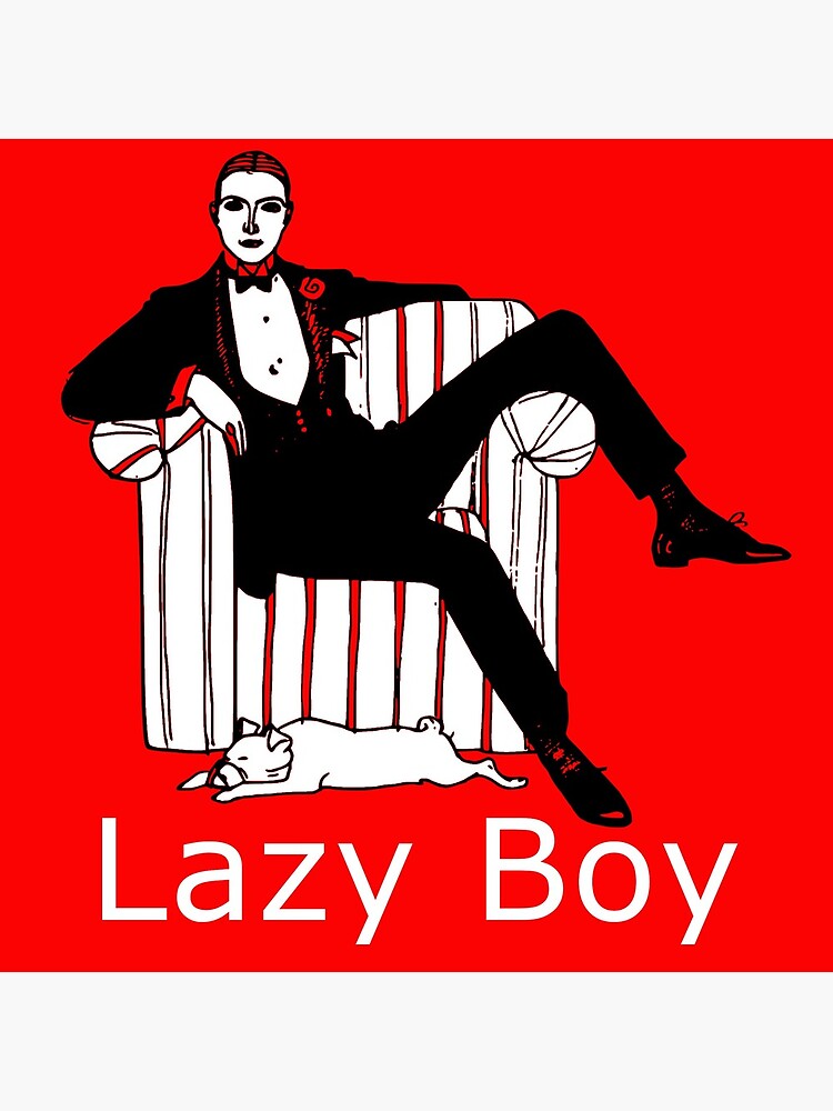 "Lazy Boy" Throw Pillow for Sale by eyedeaguy Redbubble