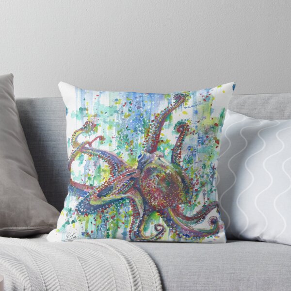 Item preview, OCTOPUS watercolor portrait.3 designed and sold by lautir.