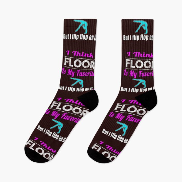 Item preview, Funny I think Floor is my Favorite Girls Gymnastics Gift designed and sold by LGamble12345.