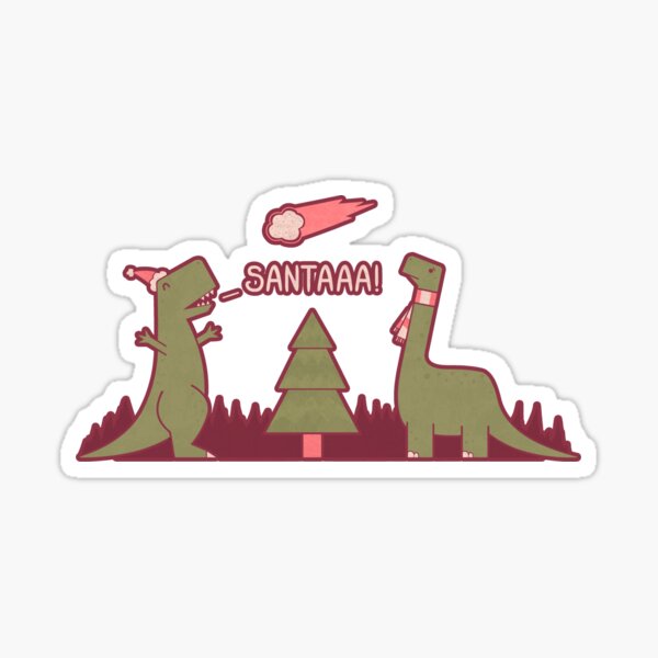 Item preview, Merry Extinction designed and sold by HandsOffMyDinosaur.