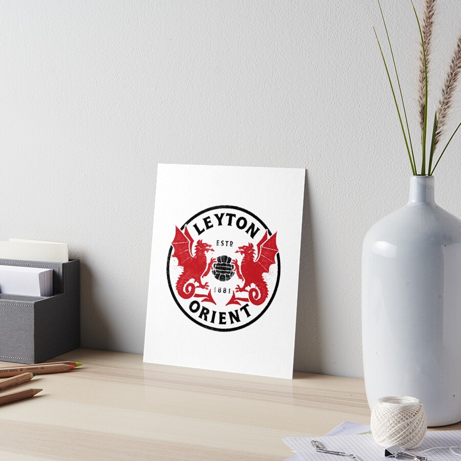 "Reimagined Modern Classic Leyton Orient Football Badge" Art Board Print for Sale by DanKNorris