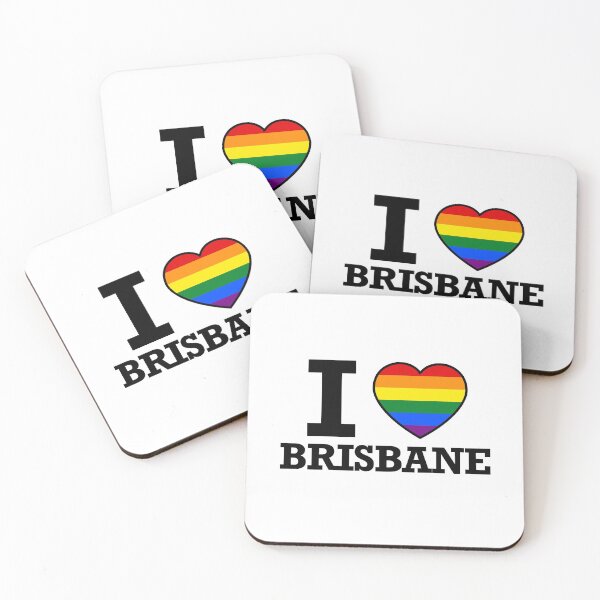 Item preview, I LOVE BRISBANE GAY PRIDE designed and sold by pikafelix.